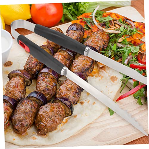 Kit de 4 utensilios robustos para parrilla en acero inoxidable miniatura 3