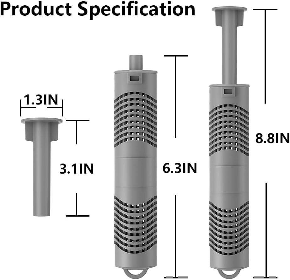 Hot Tub Silver Ion Cartridge, Silver Ion Cartridge for Hot Springs Spa, Spa Mineral Sticks for Hot Tub, Compatible with Salt System, 16-Months Fresh & Clear Water Treatment 4-Packs.