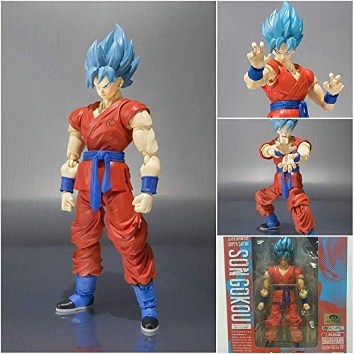 gengxinxin Dragon Ball Superman To Do The Resurrection of F Super Saiyan Blue Hair Blue Son Goku Can Do It Model Handmade Creative Design Decoracion De Escritorio Colecciones Y Mejores Regalos
