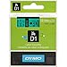 Produktbild DYMO Schriftbandkassette, Schrift: schwarz, Grund: grün, Breite 12mm, 7m