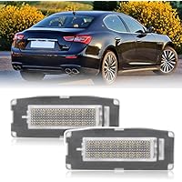 njssjd 2 luces LED de matrícula para Maserati Ghibli MK3 III -