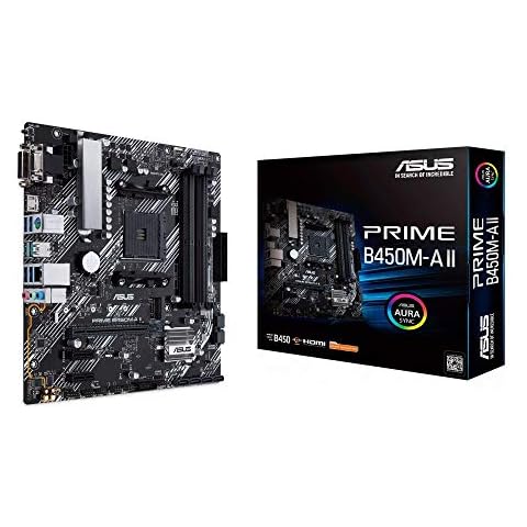 ASUS Prime B450M-A II - Placa Base Micro-ATX AMD B450 Ryzen AM4 Cover