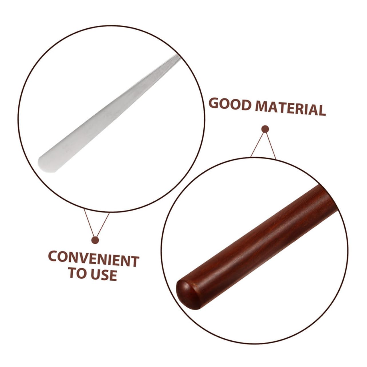 2pcs Glue Stick Paint Stirrer for Nail Gel Polish Sturdy and Multifunctional Mixing Stick Accurate Toning for Nail Art