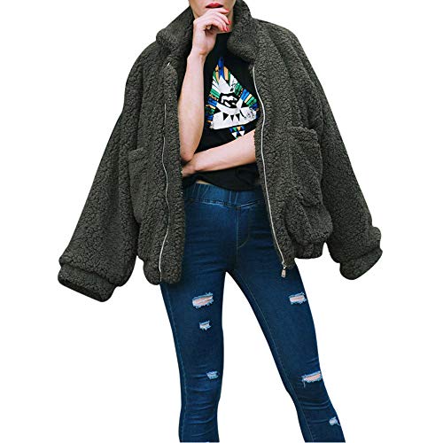 Riou Cappotti Donna Invernali Eleganti Corta Caldo...