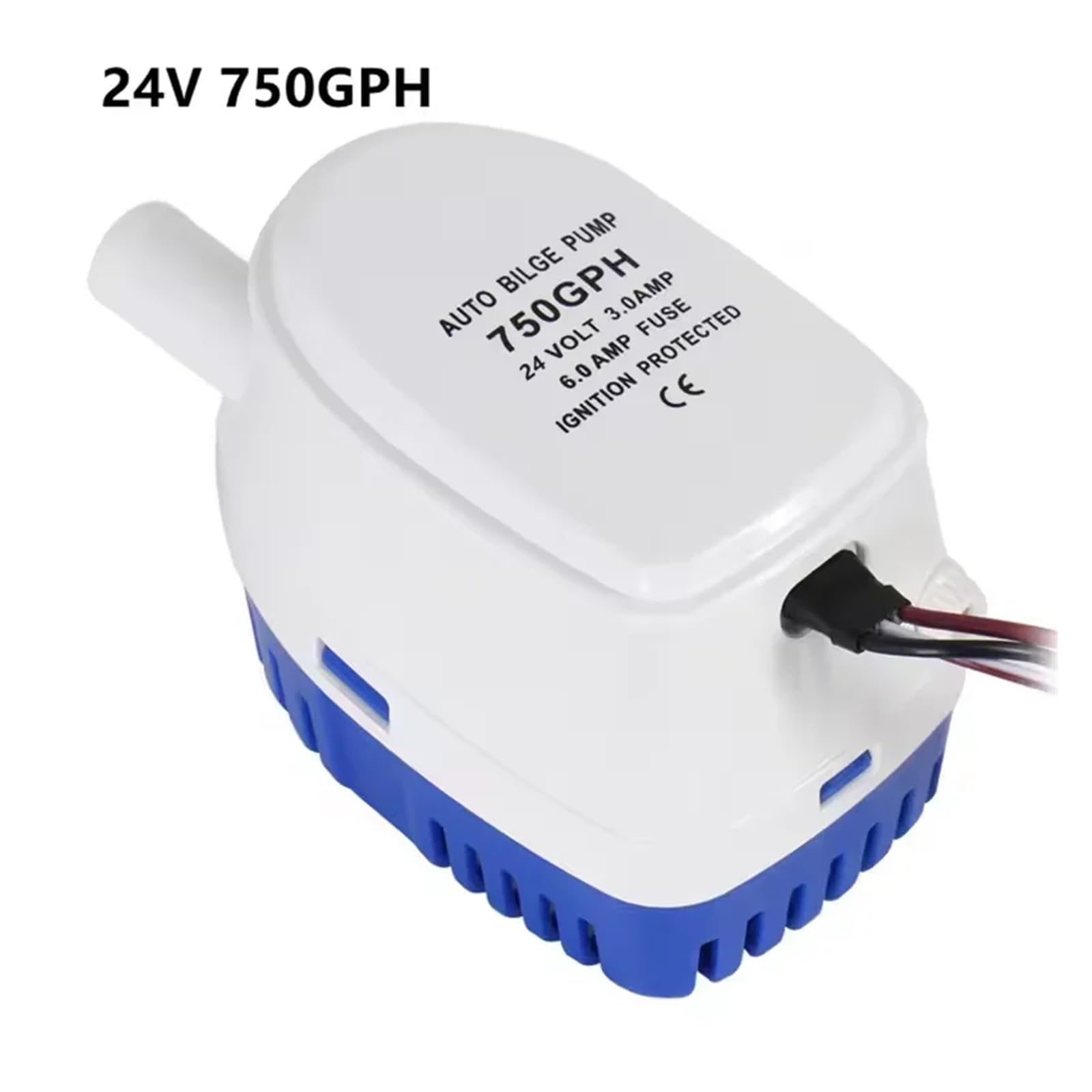 Bomba sumergible eléctrica automática, 1 unidad, 12V, 24V, 1100GPH, 750GPH(24V 750GH)