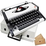 Vintage Typewriter,Mechanical English Typewriter,1980 Traditional Lassic Nostalgia Portable Manual T