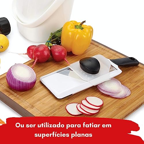 Fatiador mandolin portátil OXO Good Grips, branco