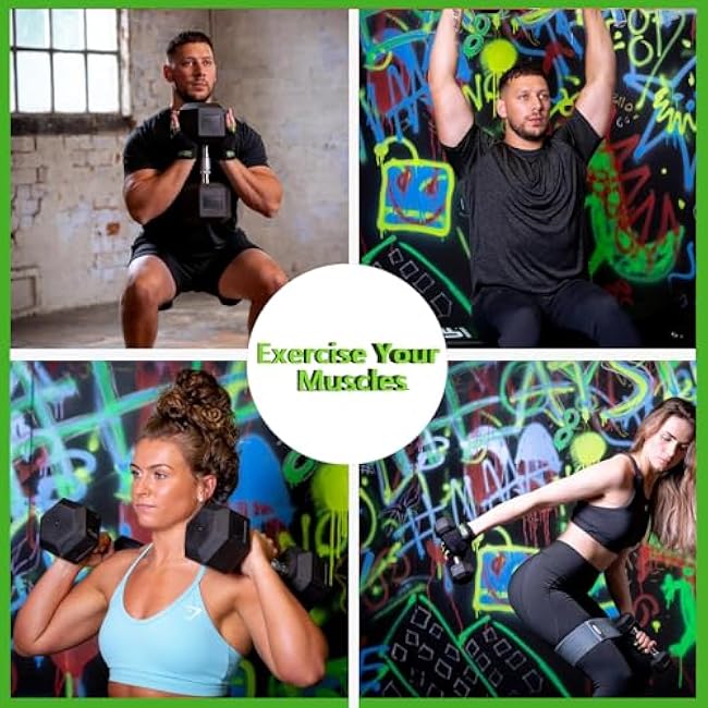 350/450/550 LBS Hex Dumbbell Weight Set with Rack for Complete Home Outdoor Gym Cast Iron 5-50 lbs Dumbbells Exercise Fitness Equipment Durable Coated Rubber Weights and Storage Rack