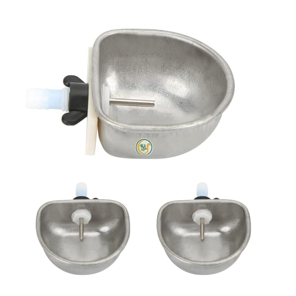 Rabbit Water Bowl Automatic | Stainless Steel Water Dispenser | Automatic Water Feeder for Rabbits & Small Animals | Spill-Free Hygienic | Easy Cage Mount | Pack of 2-image-46