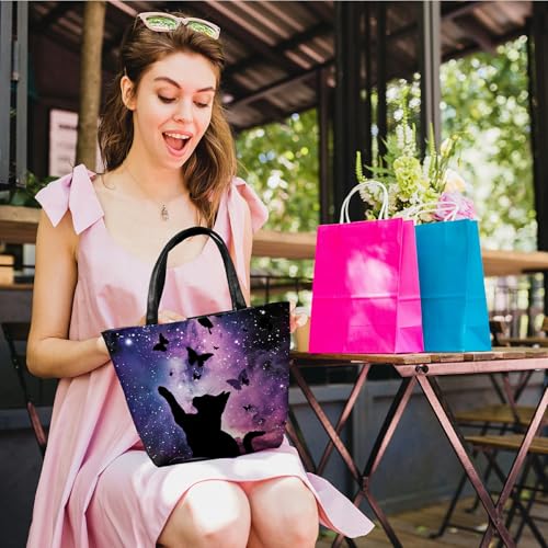 Bolsos tote de viaje en cuero para mujeres, bolso de hombro con cremallera y asa superior miniatura 7