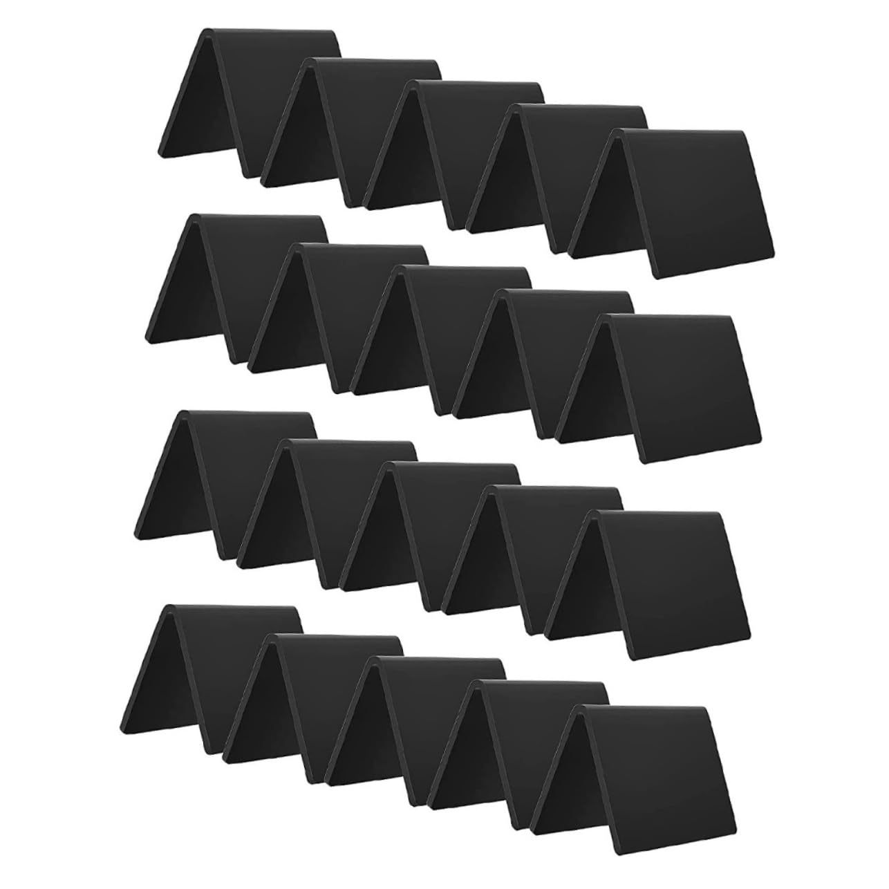 VILLCASE 20stücke Acryl Nachrichtentafel Schwarz Für Notizen Schreibtafel Mit Glatten Kanten Praktisch Für Zuhause Oder Bar Leicht Transportierbar