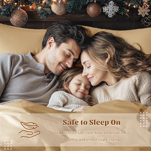 Image of 100% French Linen Sheet Set 4Pcs, 16 inch Deep Pocket Durable Bed Sheet Full