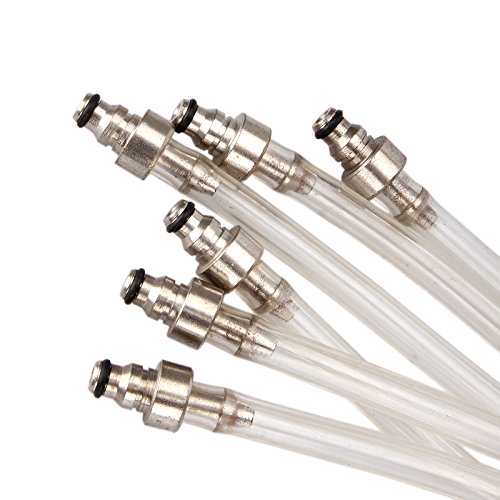 Dromedary Diesel Injector Flow Test Tool Kit 24 Pcs Common Rail Adaptor Fuel Tester Set #TOP4