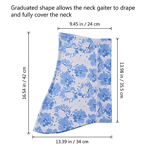 Image of BASSDASH Neck Gaiter Mask UPF 50 Sun Protection for Men & Women, Fishing, Hiking, Outdoor