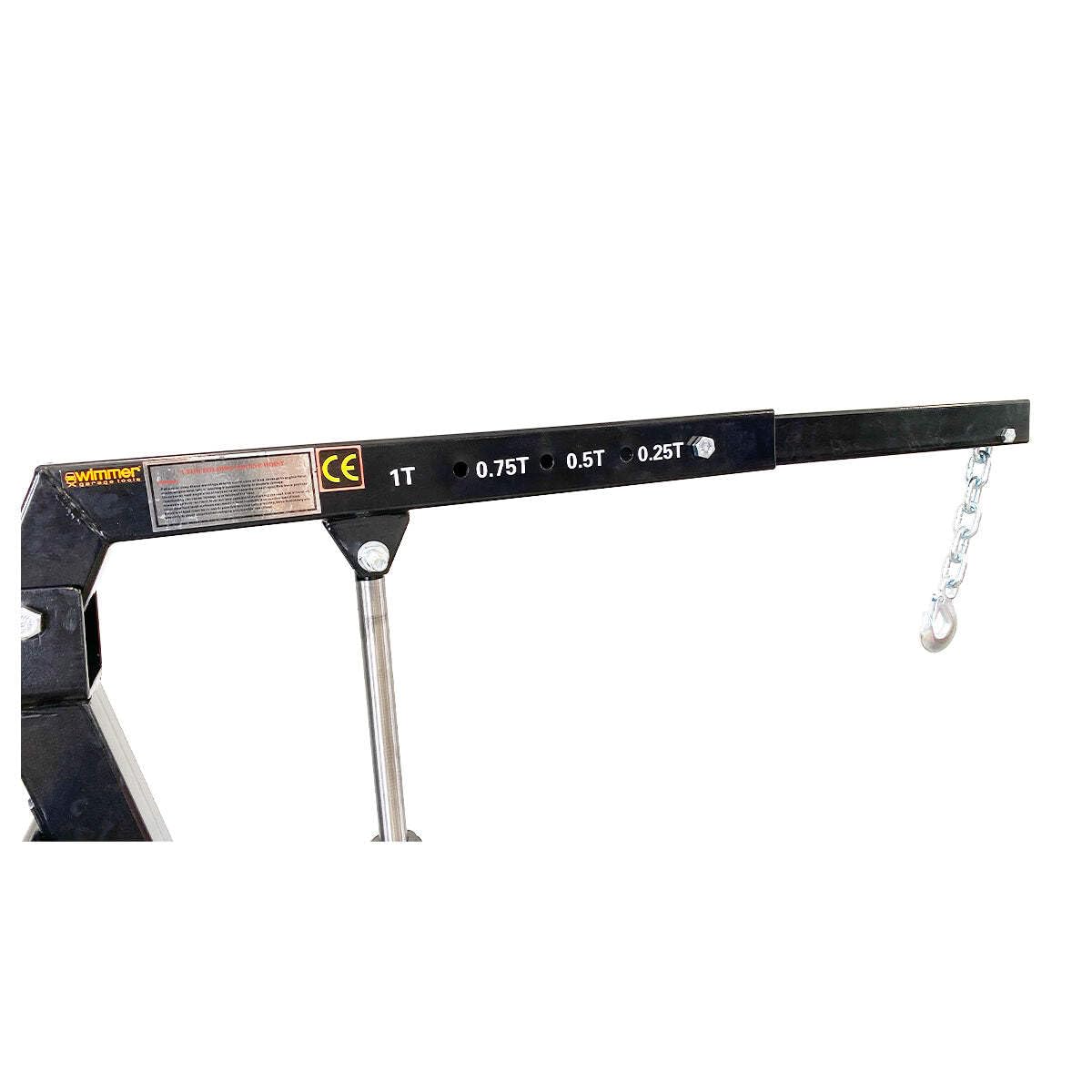 Grue d’atelier Chèvre pour garage 700 kg pour levage de moteur, pliable ZX0601K