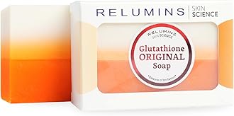 Relumins Glutathione Soap Bars - New Year, New You Glow Deep Cleansing & Hydrating Soap for Smooth, Refreshed Skin - Gentle Exfoliating Formula for Face & Body - 150g Bar