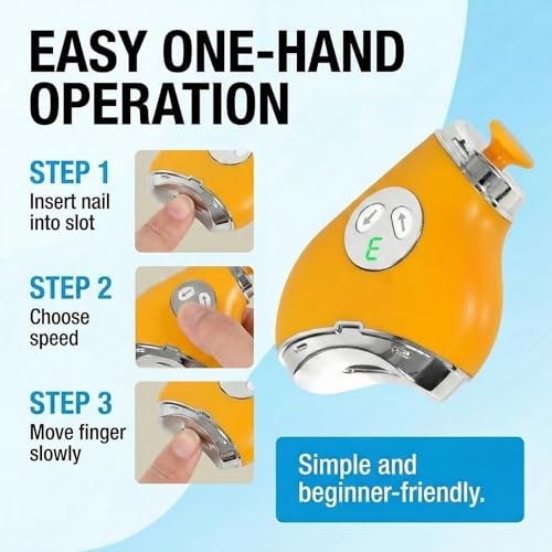 Lime à ongles électrique rechargeable pour rompre avec la peur des coupures - 5