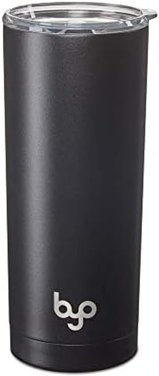 BYO by BUILT 20 Ounce Double Wall Stainless Steel Tumbler Black 5237927