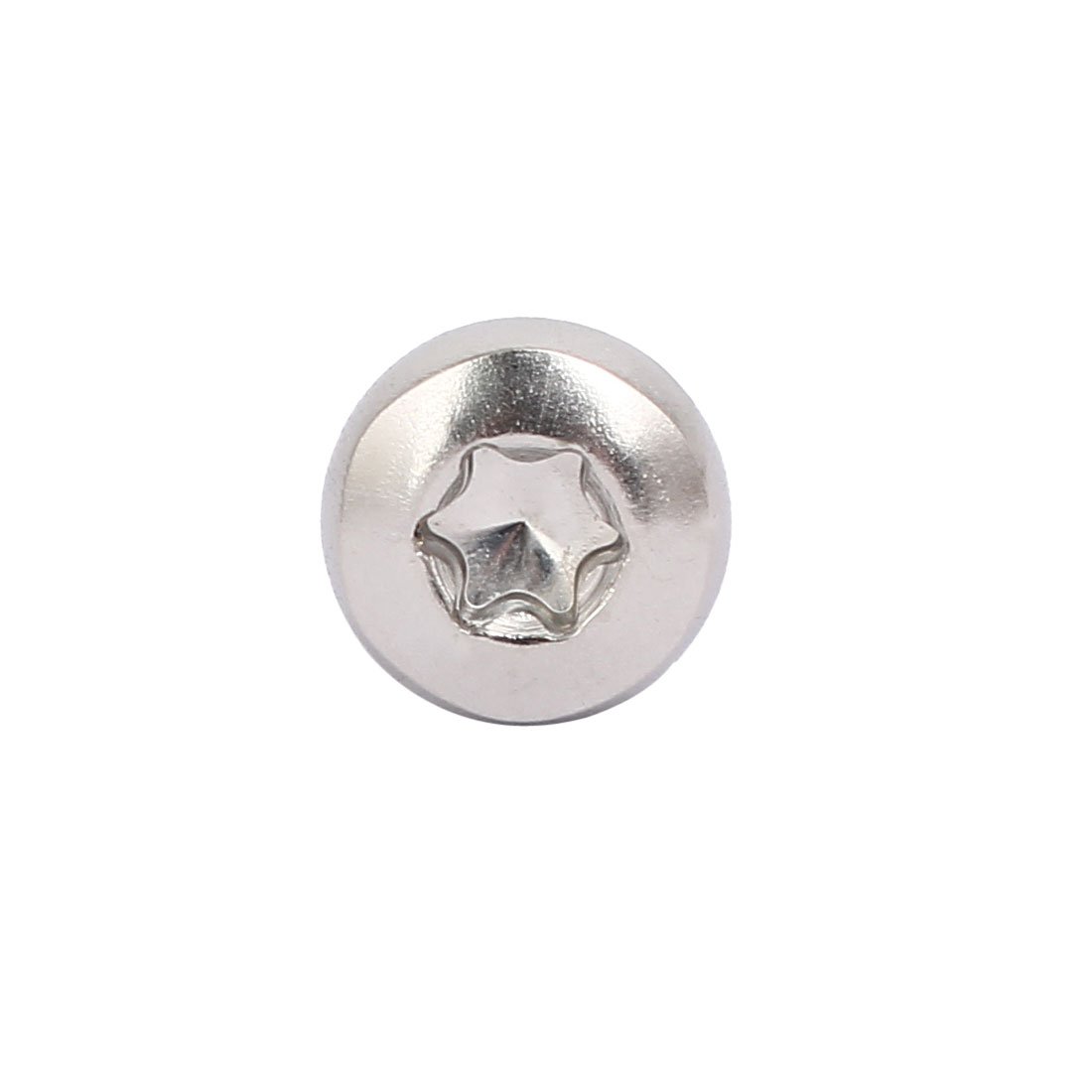 Sourcingmap M2.5 x 4mm 304 Stainless Steel Button Head Torx Socket Screws Fastener 100pcs, Silver, M2.5x4mm - Image 3
