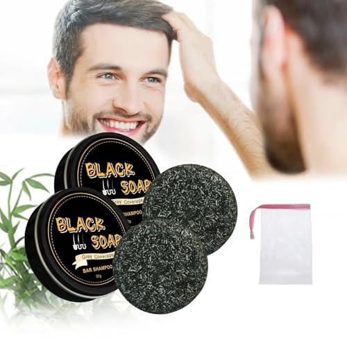 Champú activador de raíces Spartan, barra invertida for cabello gris Spartan, 1,94 oz/unidad, paquete de 2