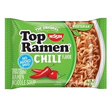 Nissin Top Ramen Chili Flavor Ramen Noodle Soup , 3.0 ounce pack of 1