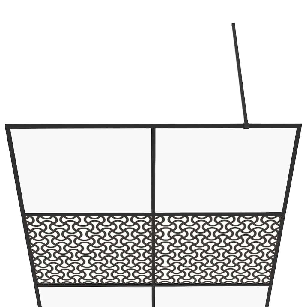 Nowoczesna ścianka prysznicowa do łazienki z bezpiecznego szkła ESG przegroda prysznicowa 5 mm i regulowana rama aluminiowa do kabiny prysznicowej z przezroczystego szkła 140 x 195 cm
