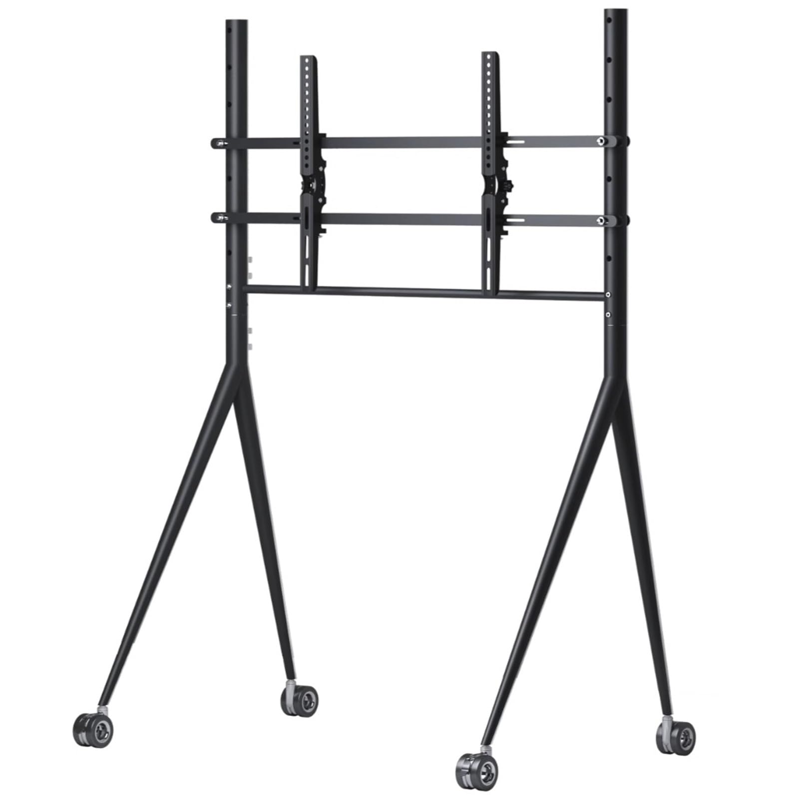 DFGHNBVC Tv Stand, Television Stands, Entertainment Stand, Modern Tv Stand, Art Easel Tv Stand, For 50-75 Inch Tvs, Adjustable Height, Tv Mount With 4 Legs, For Home Bedroom Livingroom,Black