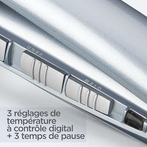 BaByliss - C1700E - Boucleur automatique Curl Secret Hydro-Fusion -Pour des boucles définies sans effort – Fonction ionique anti-frizz – 3 sens de rotation – Tous types de cheveux