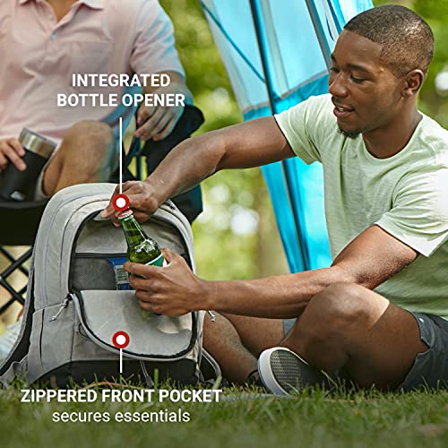 Coleman Backroads 30-Can Soft Cooler Backpack, Leak-Proof Portable Insulated Backpack Cooler, Keeps Contents Cold up to 24Hrs, Built-in Bottle Opener - image 5