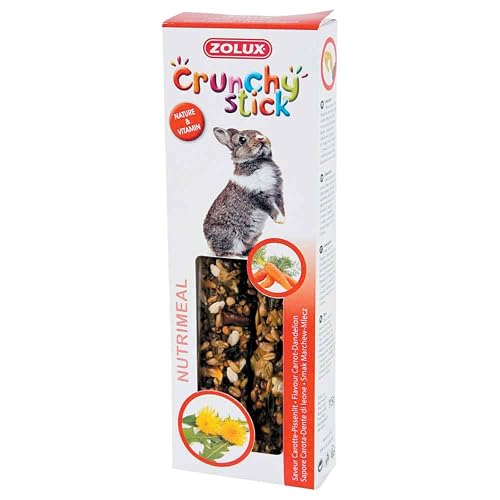 Zolux Crunchy Stick Conejo Zanahoria/Diente 2 Piezas