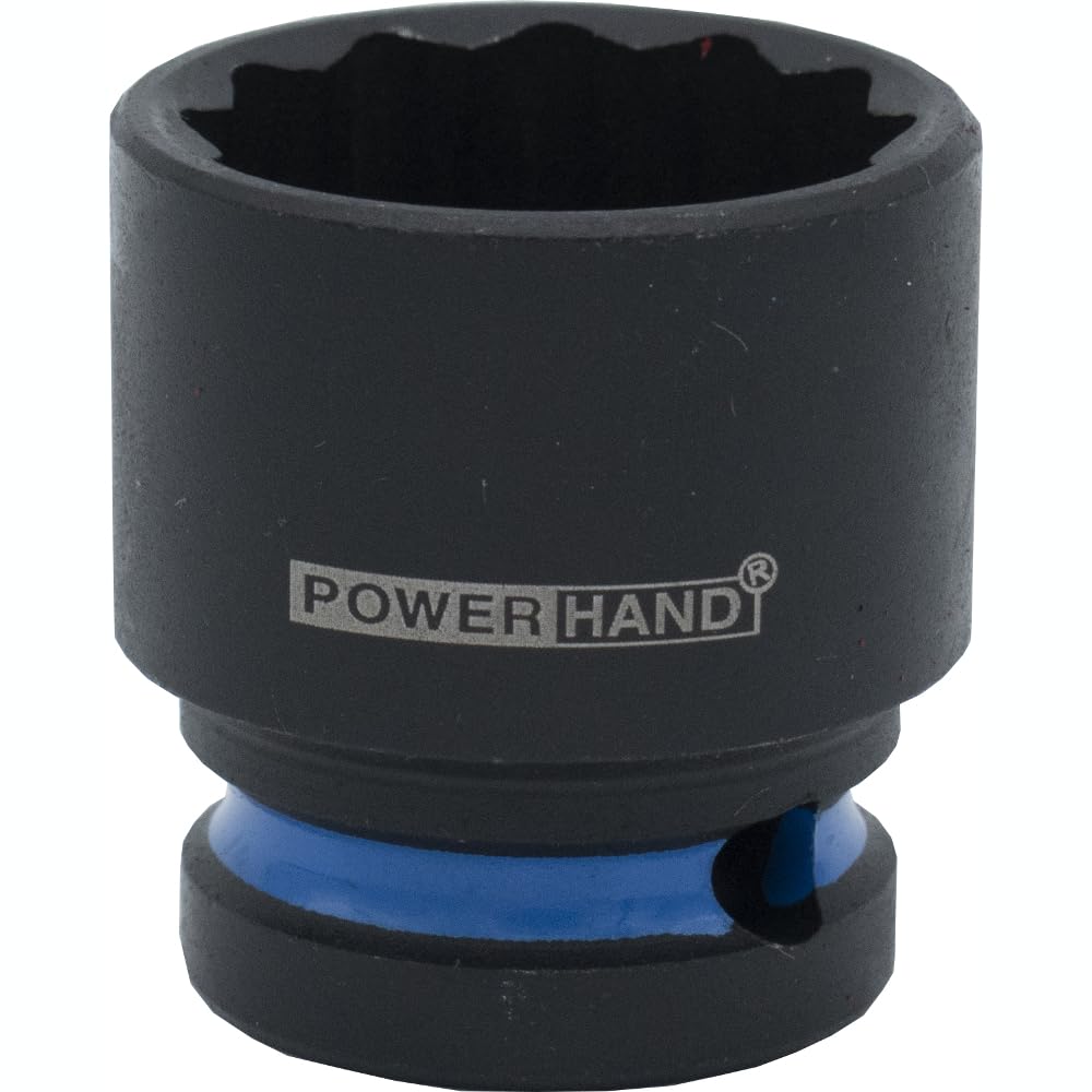 1/2" Drive Shallow Impact Socket 12 Point 26mm Powerhand KI-S12-S26A