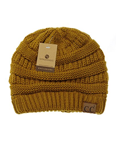 Image of Cambridge Select Thick Slouchy Knit Oversized Beanie Cap Hat