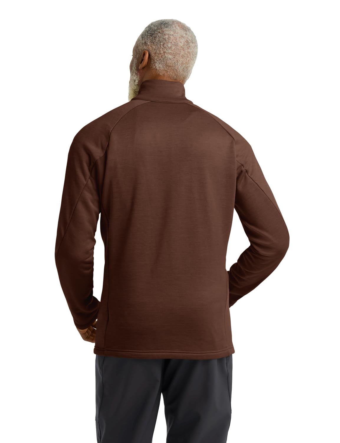 Jack Wolfskin Herren Peak District Fz M, Hot Choc, M EU – Ansicht 2