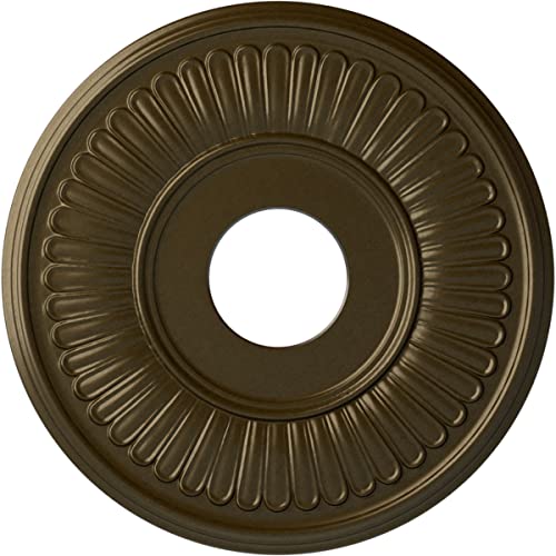 Image of Ekena Millwork Berkshire Ceiling Medallion, Brass
