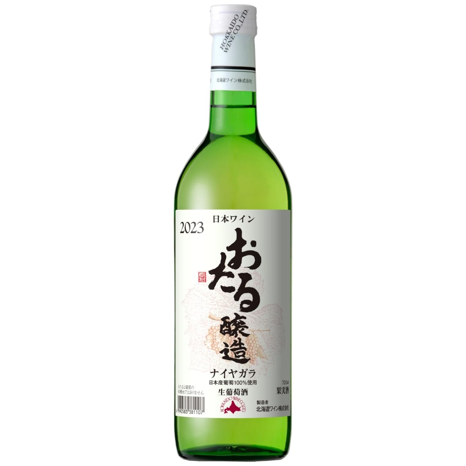 Amazon.co.jp: 北海道ワイン おたる ナイヤガラ 白 720ml【同一規格12