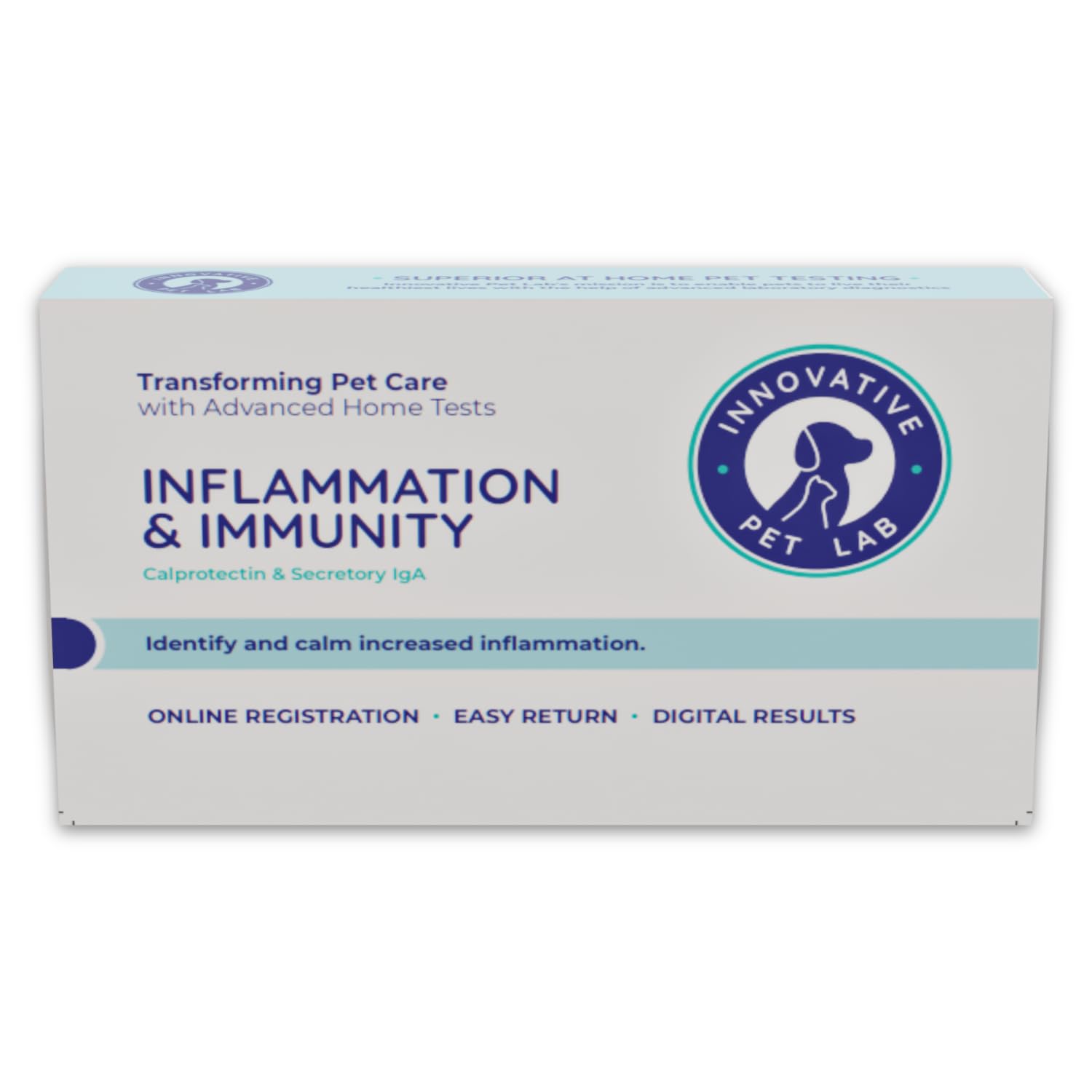 IBS, Diarrhea, Vomiting & Constipation – Inflammation Test Kit for Dogs & Cats – Fast, Non-Invasive Pet Testing - Vet Trusted Easy at-Home Stool Test