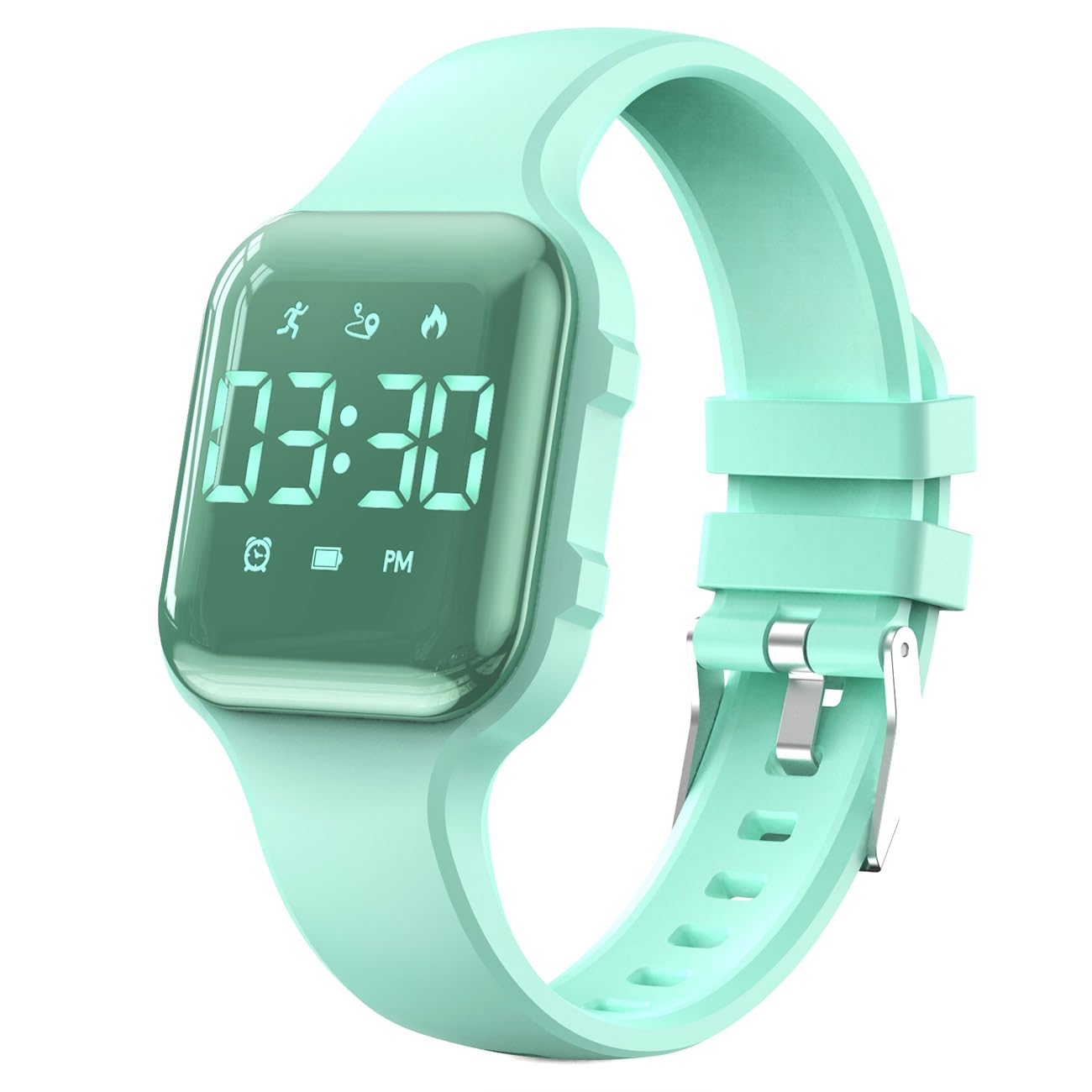 Kids Step Counter Watch, Digital Pedometer, Fitness Tracker Wristwatch, Waterproof Sport Watch, for Children Boys Girls Teens