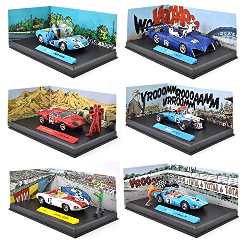 Lotto di 6 auto da corsa Michel Vaillant