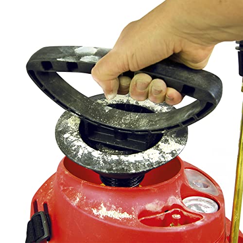 Mesto Hochdrucksprühgerät Ferrox Plus (Füllinhalt 10 Liter, Behälter Stahl, Trageriemen, Druck 6 bar) 3585P, Schwarz