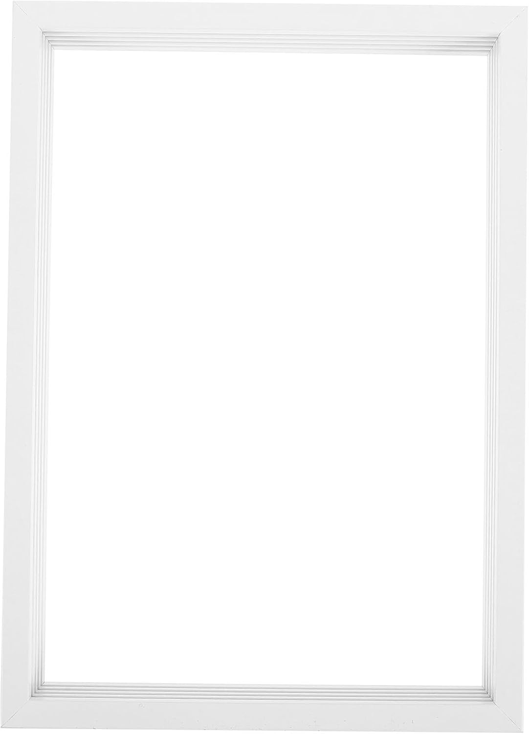 LUOZZY 1 Set White Wooden Handprint Frame DIY Art Keepsake for Family Baby Footprint Fingerprint Display Freestanding or Wall Hanging Home Decor Gift