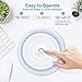 Air Purifiers for Home, KOIOS H13 HEPA Air Purifier for Bedroom Small Room Office Desk, Air Filter for Pets Hair Dander Smoke Pollen, Night Light,100% Ozone Free