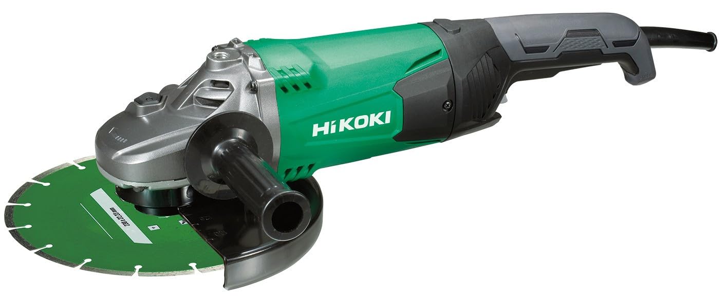 HIKOKI 51124166 - Amoladora 2200W disco 230mm 6600 rpm con empuñadura y disco G23SW2