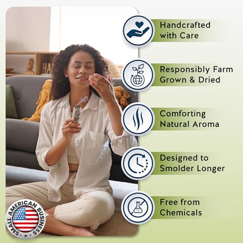 Alternative Imagination California White Sage Smudge Sticks - 6-Pack of 4-Inch Bundles for Home Cleansing,Energy Clearing, Meditation, Witchcraft, Spiritual Gifts,Altar & Smudging- Packaged in the USA by Alternative Imagination - Image 5