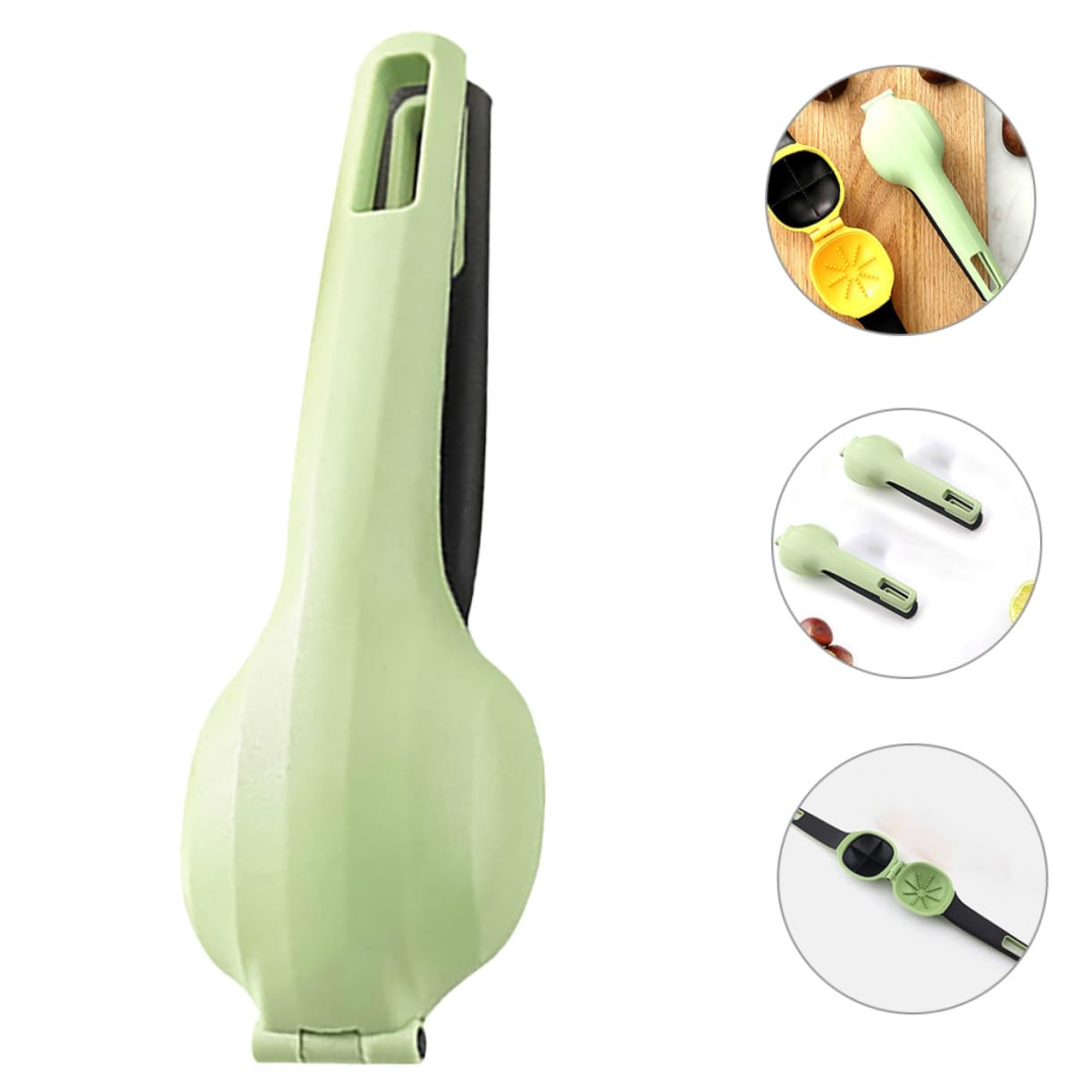 ABOOFAN 5 Piezas Abridor De Castañas Herramienta para Romper Nueces Herramienta para Cortar Castañas Nueces De Nogal Apertura Clip De Castaño Abridor De Nueces Poseedor Acero Inoxidable