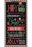 Whimsical Chalkboard Carols Jumbo Gift Bag | 28