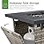 Best Choice Products 28in Fire Pit Table 50,000 BTU Outdoor Wicker Patio Propane Gas w/Faux Wood Tabletop, Glass Beads, Cover, Hideaway Tank Holder, Lid – Ash Gray