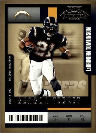 2004 Playoff Contenders #82 LaDainian Tomlinson - San Diego Chargers