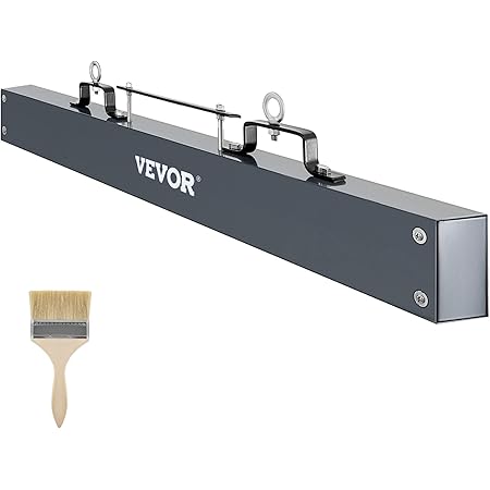 VEVOR 48 inches Hanging Magnet Magnetic Sweeper Pickup Tool 48 inches Nail Magnet Hang Type Magnet Sweeper Magnetic Nail Sweeper Magnetic Sweepers fits Forklift