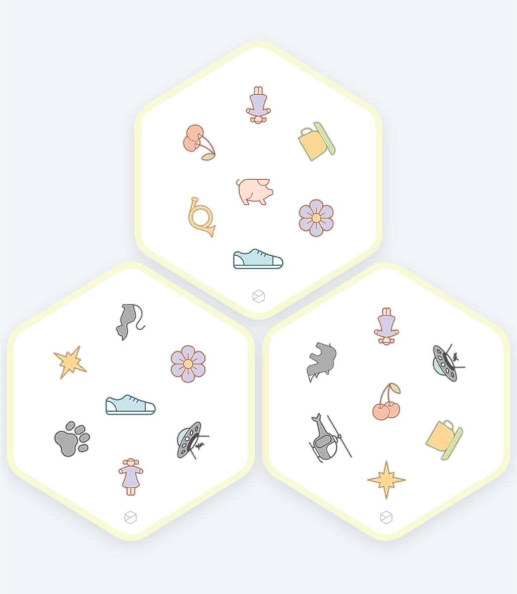 Visual Perception Card Game – Triple Match Memory Challenge – Large Format Scandinavian Design – Focus Training Game – Ages 6+ – 2–5 Players – 4 Difficulty Levels
