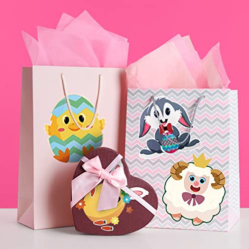 24 Sheets Easter Stickers For Kids, Easter Make-A-Face Stickers With Bunny Eggs Chick Crafts Basket Stuffers Fillers, Make Your Own Diy Stickers For Party Favors/Games/Toys/Classroom Prizes Gifts Activities #TOP2